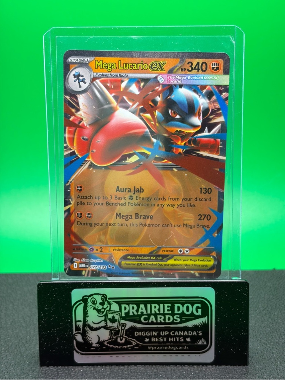 Pokemon Mega Lucario EX Trading Card